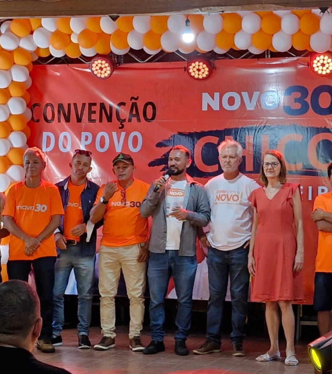 Convenção do Partido Novo Manoel Castro Tutoia