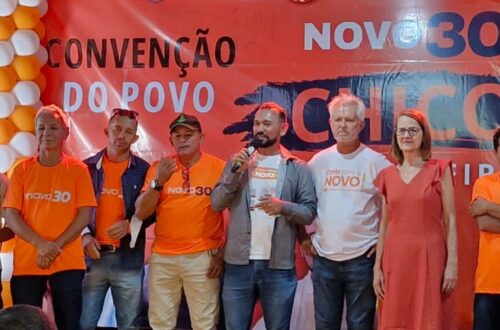 Convenção do Partido Novo Manoel Castro Tutoia